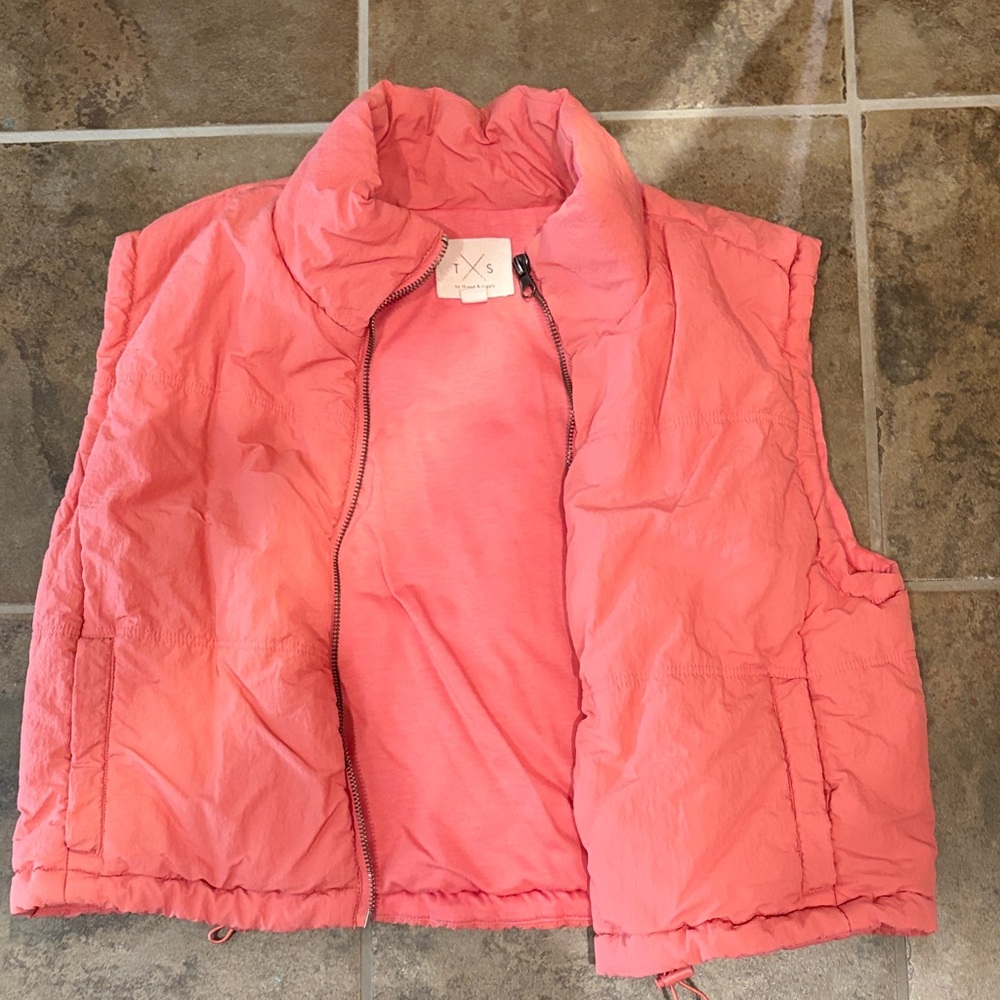 Dry Goods Pink Puffer Vest